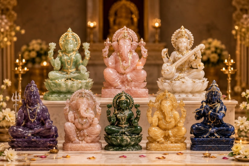 Best Gemstone Idols Collection for Home Temple — Puneet Gems