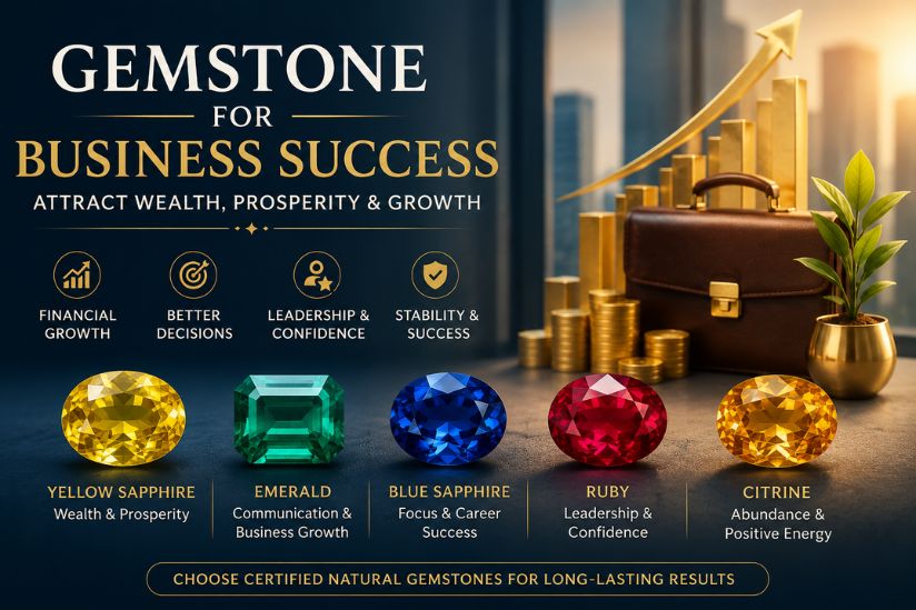 Gemstone for Business Success: Best Natural Gemstones for Growth, Wealth, and Prosperity