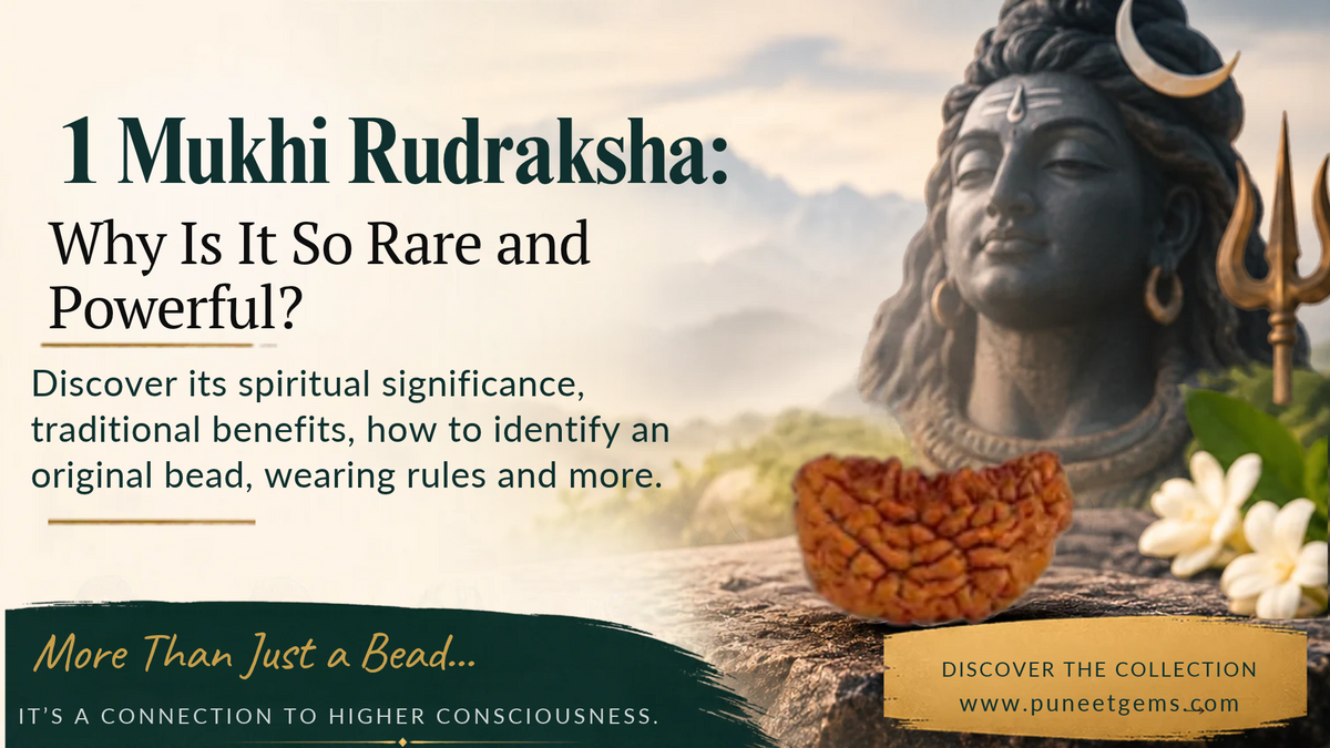 1 Mukhi Rudraksha: Why Is It So Rare and Powerful?