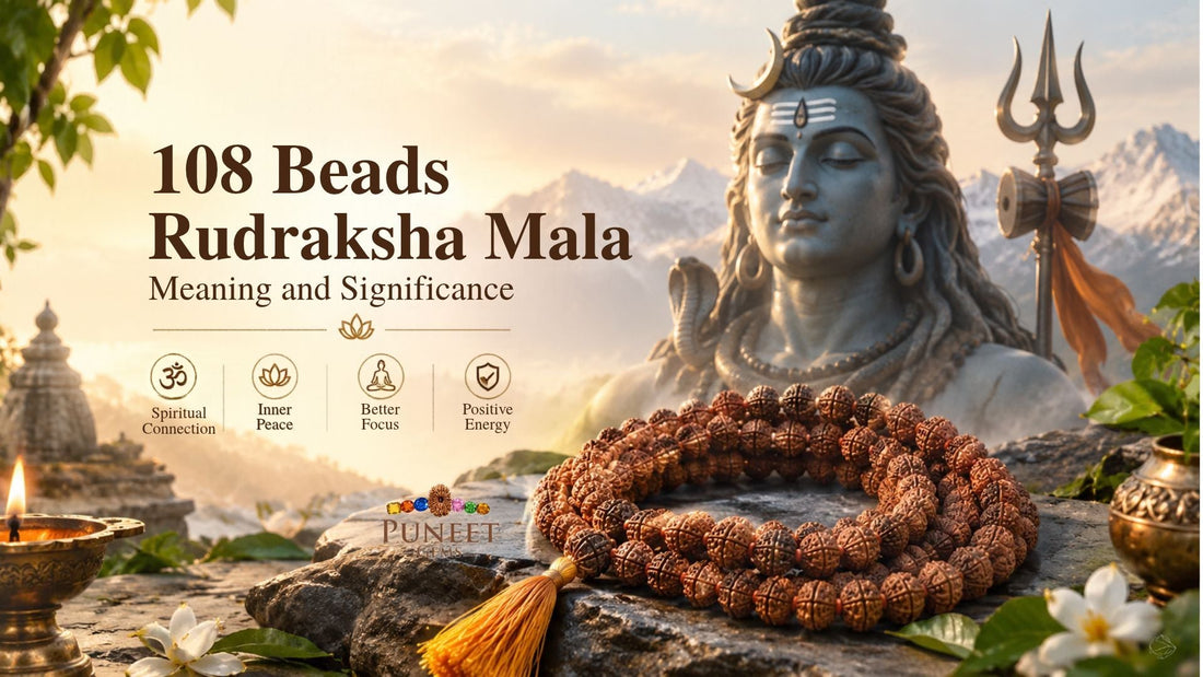 108 Beads Rudraksha Mala: Hidden Meaning, Powerful Benefits & Spiritual Significance