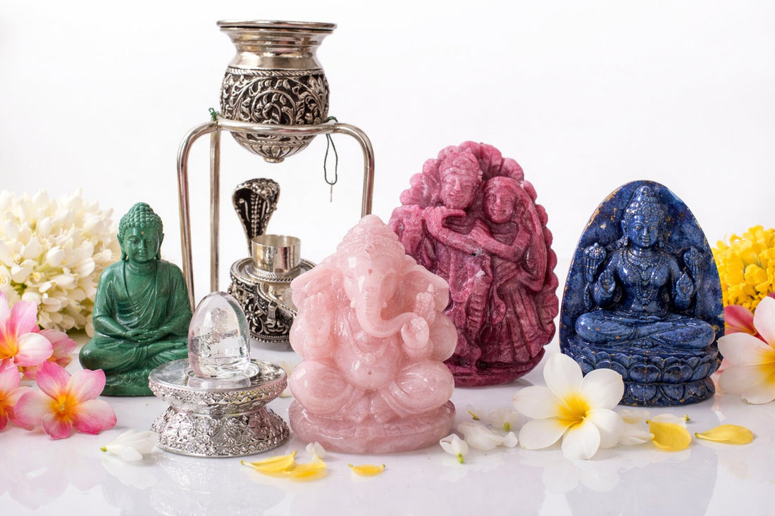 Natural Gemstone Idols for Home Temple – A Complete Guide to Choosing the Right One
