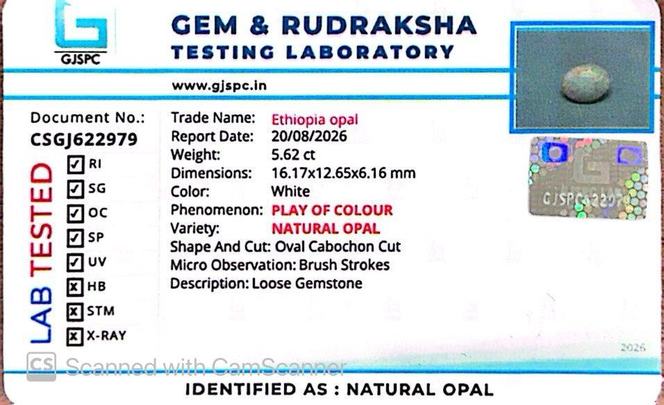 Ethiopian Opal Gemstones – Fire, Light & Mystical Beauty 5.62 CT
