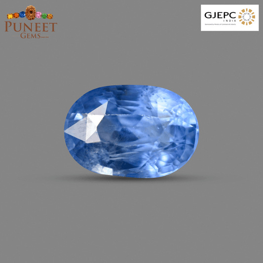Natural Blue Sapphire (Neelam) 3.19 Ct – Certified Premium Gemstone