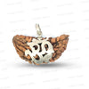 1 Mukhi Rudraksha Om Silver Locket