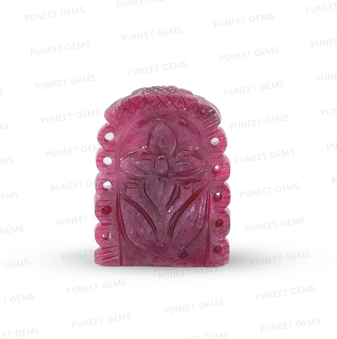 Natural Ruby Krishna Ji Figure – Divine Symbol of Love, Prosperity & Positivity 53.12 CT
