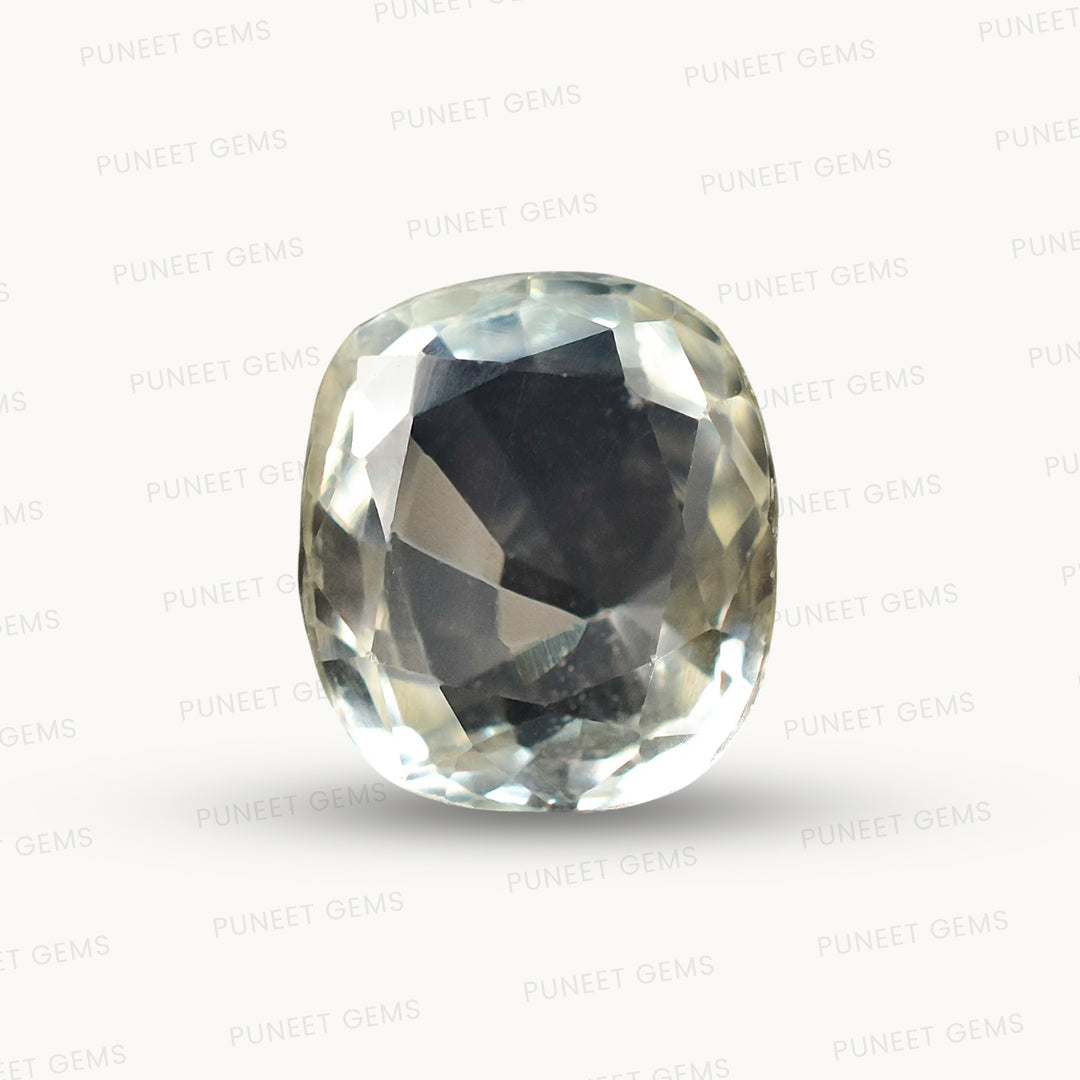 Natural White Sapphire Gemstone Online – Certified, Untreated & Ethically Sourced 1.69 CT
