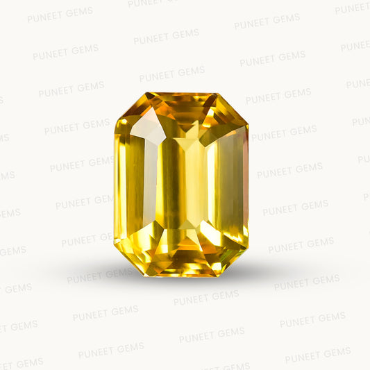 Natural Yellow Sapphire (Pukhraj) – Prosperity, Wisdom & Jupiter’s Blessing 10.14 CT