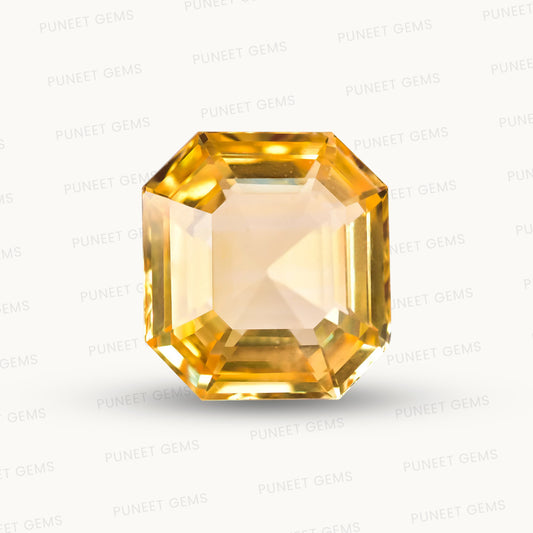 Natural Yellow Sapphire (Pukhraj) – Prosperity, Wisdom & Jupiter’s Blessing 10.15 CT
