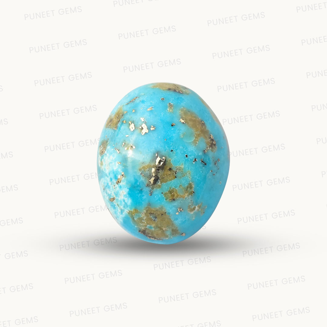 Firoza (Turquoise) Gemstone – The Stone of Protection & Positivity 10.99 CT