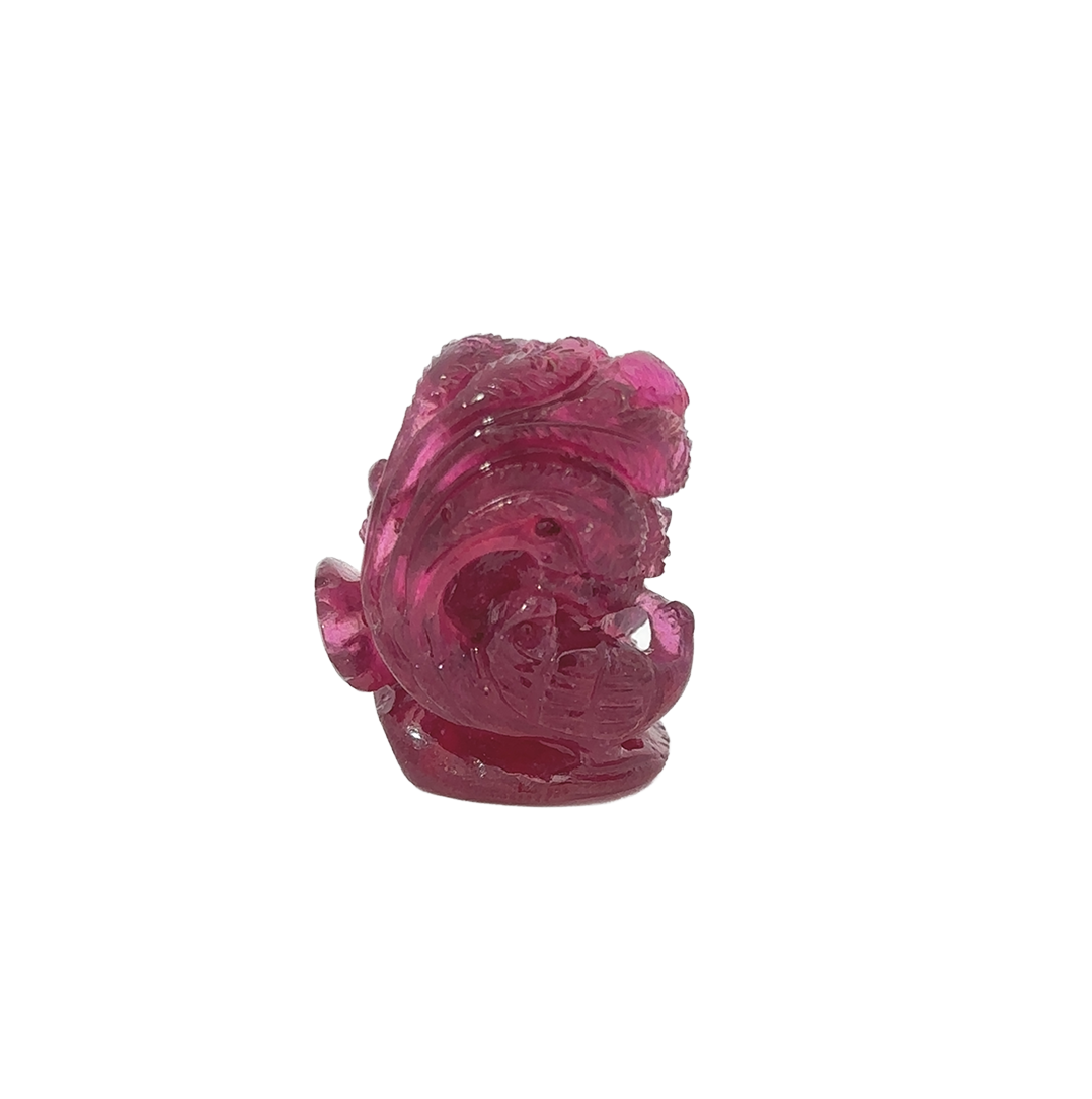 Natural Ruby Ganesh Ji Figure – Divine Blessings of Wisdom, Prosperity & New Beginnings 45.62 CT