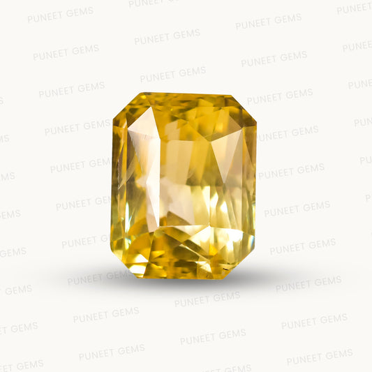 Natural Yellow Sapphire (Pukhraj) – Prosperity, Wisdom & Jupiter’s Blessing 11.36 CT