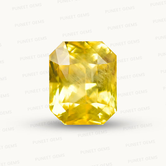 Heat-Treated Yellow Sapphire Gemstones – Radiance, Wisdom & Prosperity 11.71 CT
