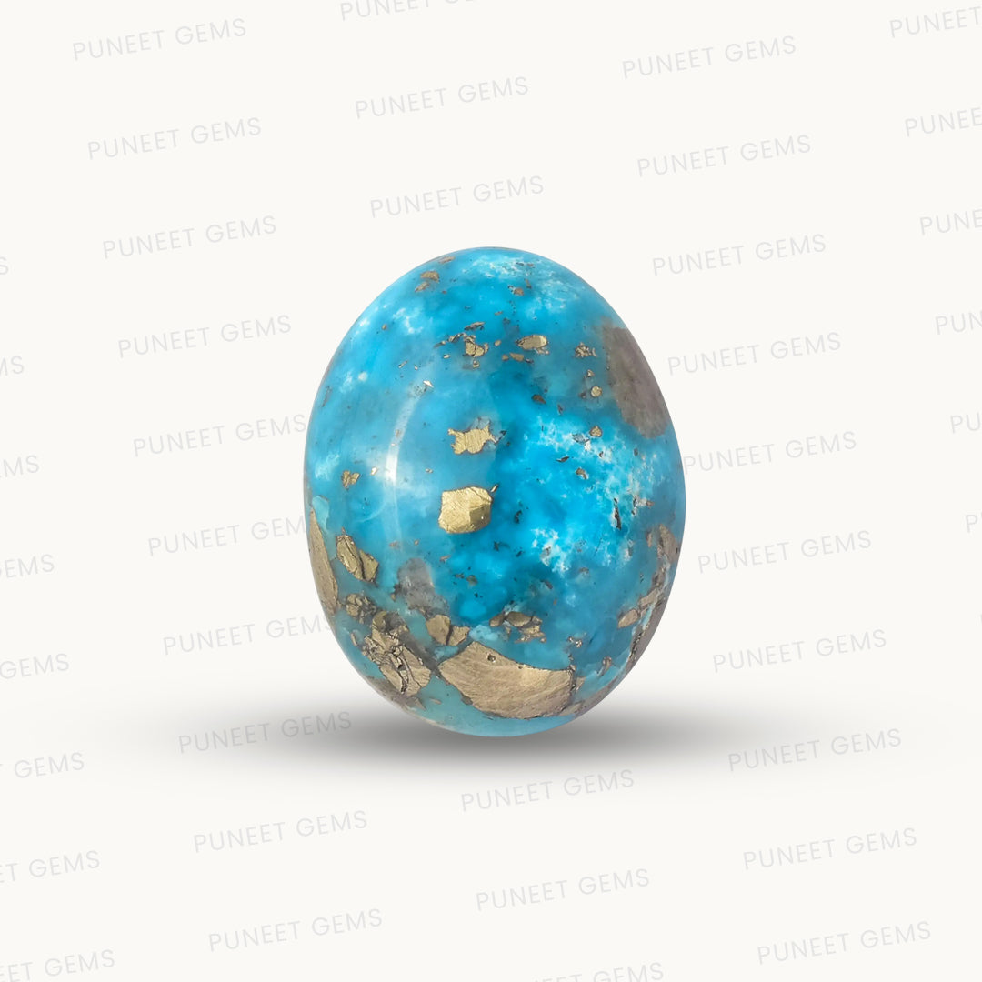 Firoza (Turquoise) Gemstone – The Stone of Protection & Positivity 11.82 CT