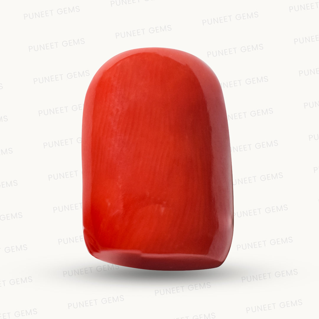 Coral Ganesh Gemstone Sculpture – Remover of Obstacles, Bringer of Strength & Success 12.09 CT
