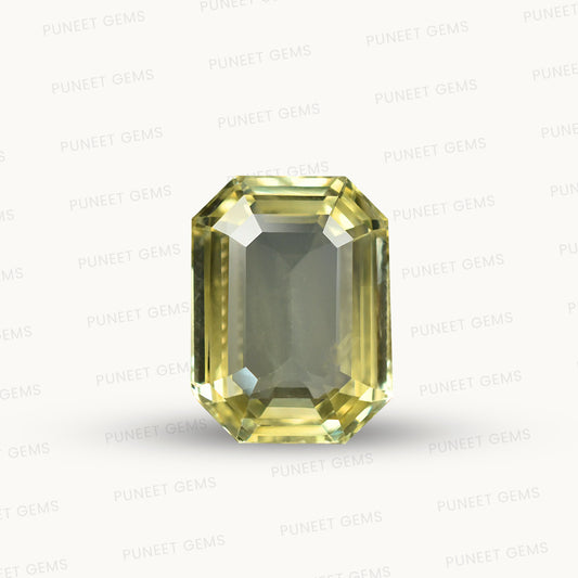 Natural Yellow Sapphire (Pukhraj) – Prosperity, Wisdom & Jupiter’s Blessing 12.20 CT