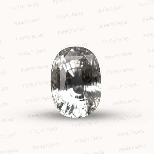 Natural White Sapphire Gemstone Online – Certified, Untreated & Ethically Sourced 12.36 CT
