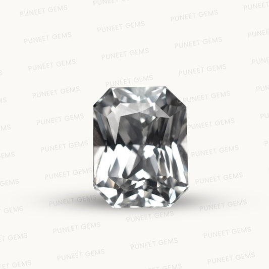 Natural(H) White Sapphire Gemstone Online – Certified & Ethically Sourced 12.38 CT