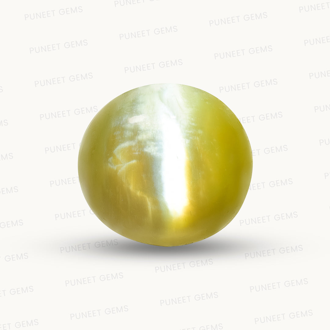Natural Cat’s Eye Gemstone (Lehsunia) – Protection, Intuition & Ketu’s Power 12.39 CT