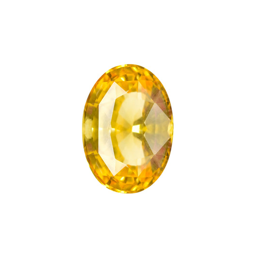 Heat-Treated Yellow Sapphire Gemstones – Radiance, Wisdom & Prosperity 12.41 CT
