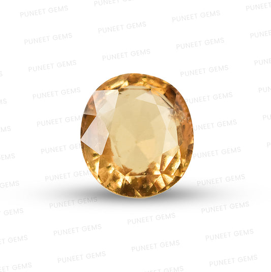 Yellow Gomed (Hessonite Garnet) – Natural Gemstone for Strength, Protection & Stability 12.81 CT