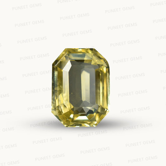 Natural Yellow Sapphire (Pukhraj) – Prosperity, Wisdom & Jupiter’s Blessing 13.15 CT