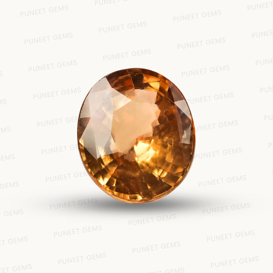 Siloni Gomed Gemstone – Natural Hessonite for Rahu Protection & Success 13.30 CT