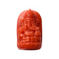 Coral Ganesh Gemstone Sculpture – Remover of Obstacles, Bringer of Strength & Success 14.13 CT