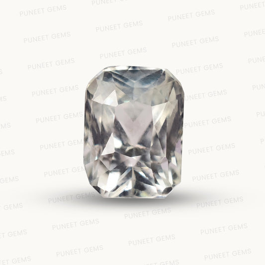 Natural White Sapphire Gemstone Online – Certified, Untreated & Ethically Sourced 14.27 CT