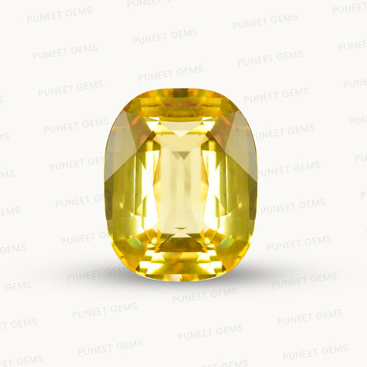 Heat-Treated Yellow Sapphire Gemstones – Radiance, Wisdom & Prosperity 14.60 CT