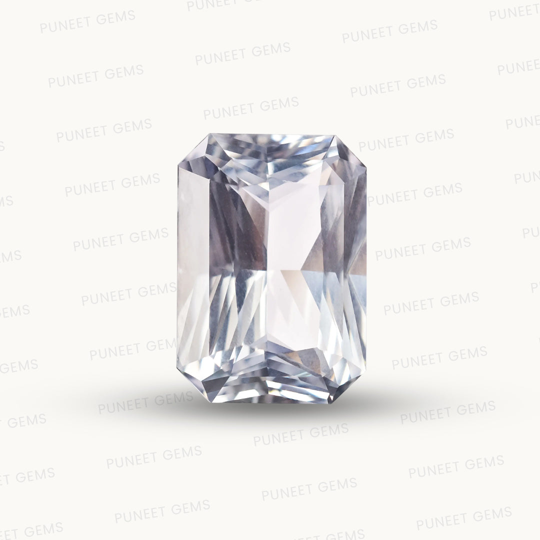 Natural(H) White Sapphire Gemstone Online – Certified & Ethically Sourced 19.18 CT