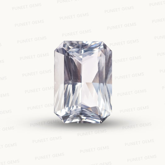 Natural(H) White Sapphire Gemstone Online – Certified & Ethically Sourced 19.18 CT