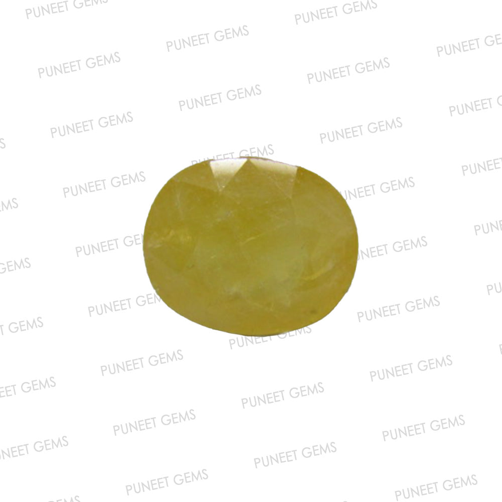 Natural Yellow Sapphire (Thailand) – Prosperity, Wisdom & Jupiter’s Blessing 5.97 CT