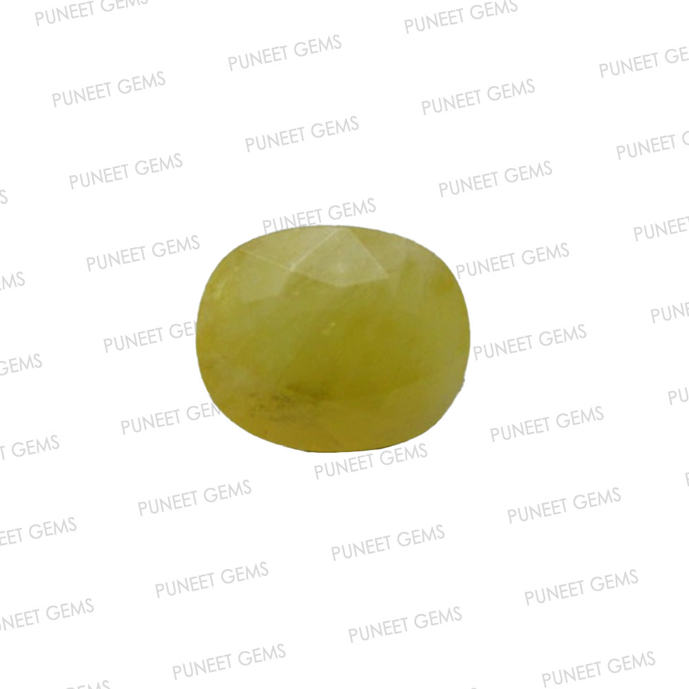 Natural Yellow Sapphire (Thailand) – Prosperity, Wisdom & Jupiter’s Blessing 5.81 CT