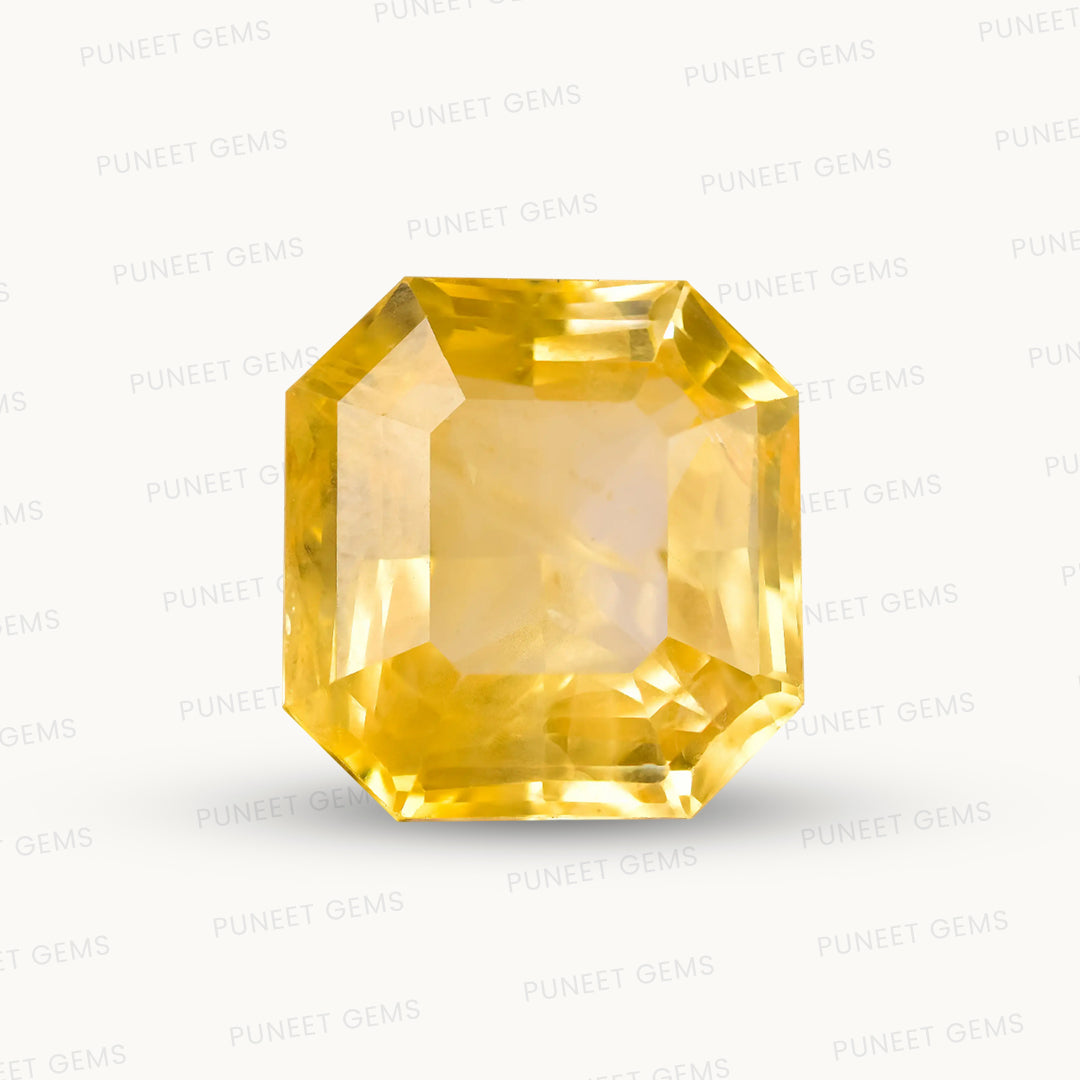 Natural Yellow Sapphire (Pukhraj) – Prosperity, Wisdom & Jupiter’s Blessing 18.10 CT