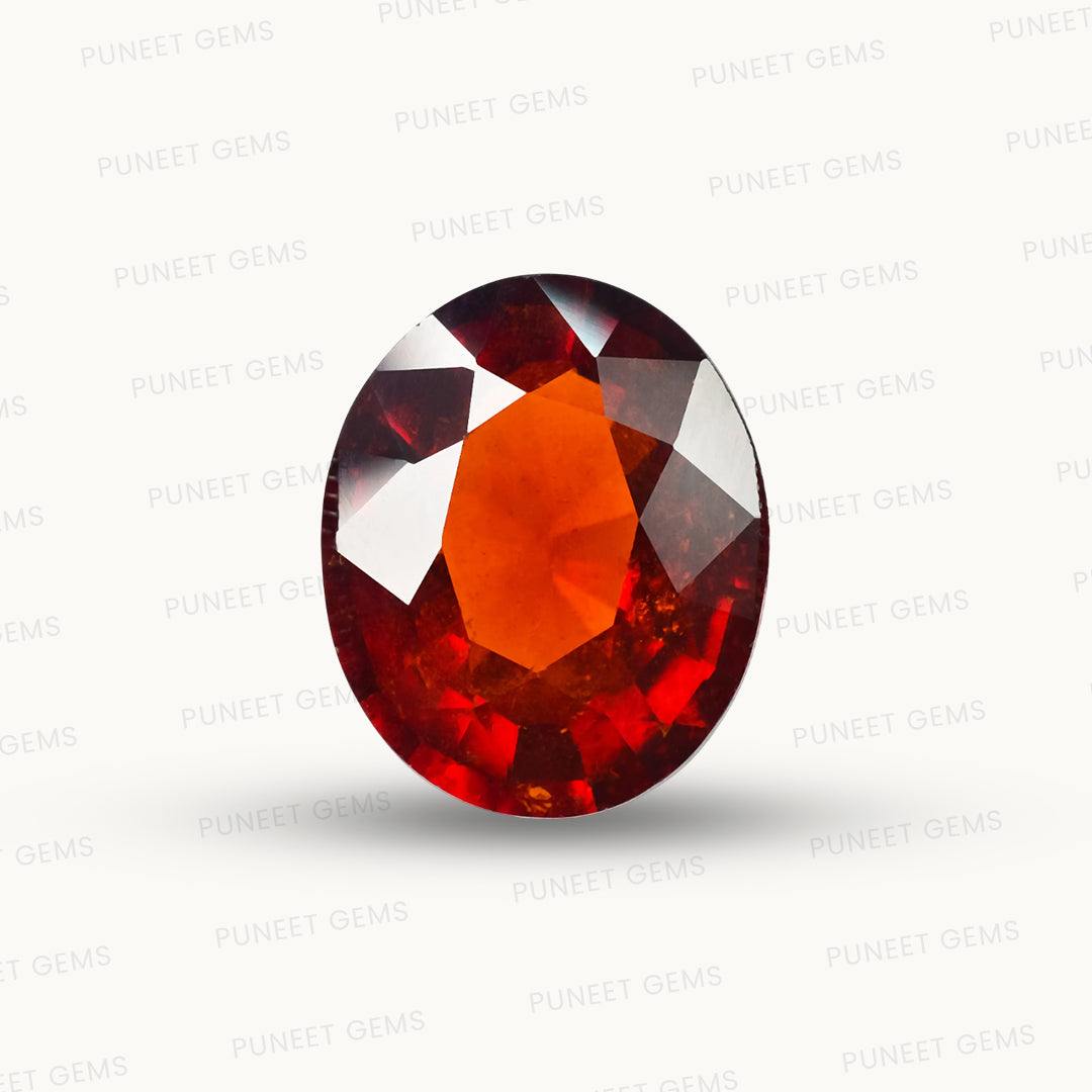 Siloni Gomed Gemstone – Natural Hessonite for Rahu Protection & Success 18.39 CT