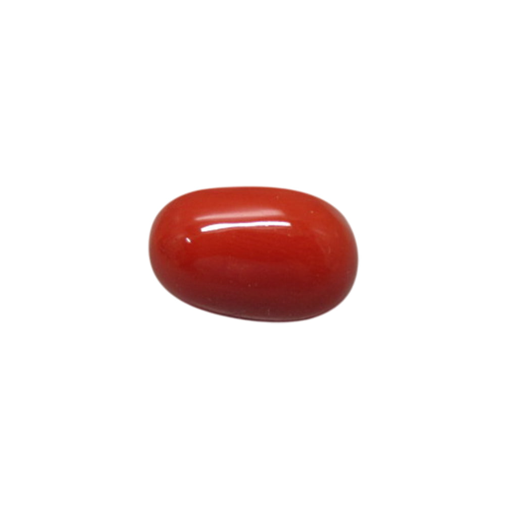 Natural Red Coral (Moonga) – Italy Origin – Certified & Untreated Gemstone for Mars Energy 4.56 CT