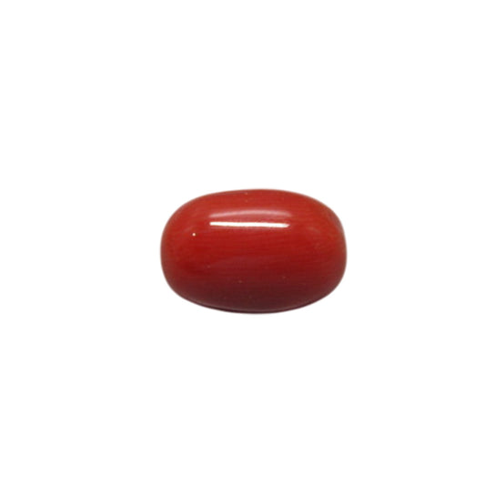 Natural Red Coral (Moonga) – Italy Origin – Certified & Untreated Gemstone for Mars Energy 3.94 CT