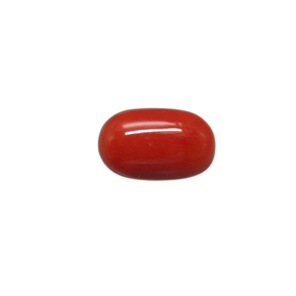 Natural Red Coral (Moonga) – Italy Origin – Certified & Untreated Gemstone for Mars Energy 3.90 CT