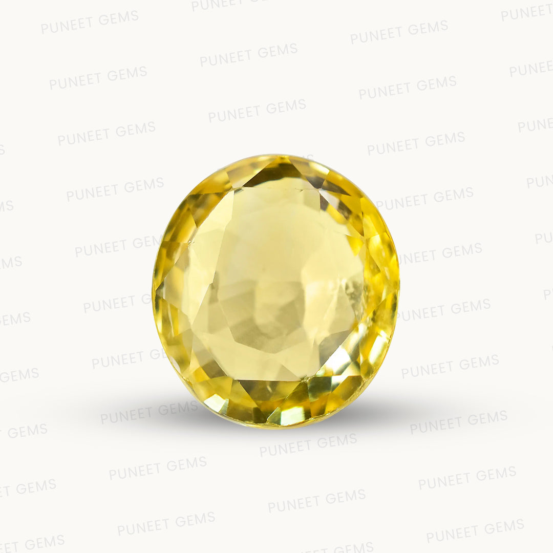 Natural Yellow Sapphire (Pukhraj) – Prosperity, Wisdom & Jupiter’s Blessing 2.05 CT