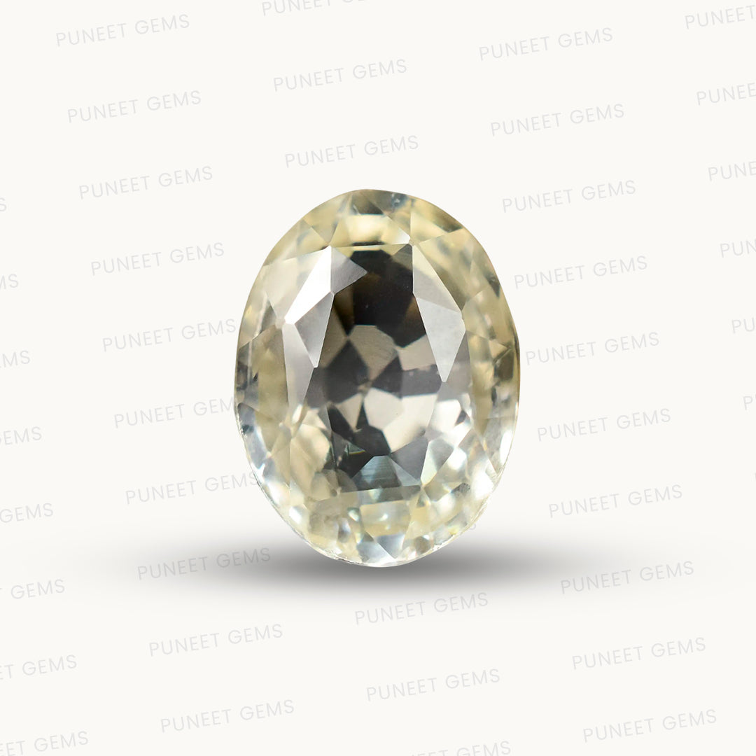 Natural White Sapphire Gemstone Online – Certified, Untreated & Ethically Sourced 2.07 CT