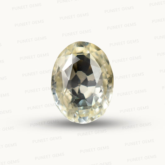 Natural White Sapphire Gemstone Online – Certified, Untreated & Ethically Sourced 2.07 CT