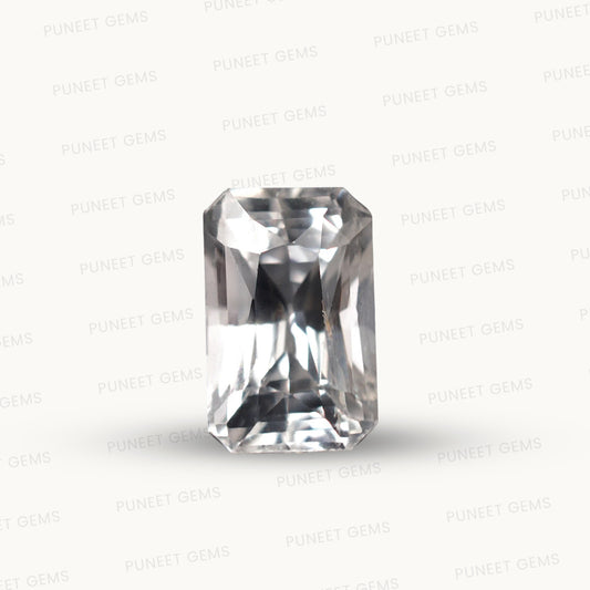 Natural White Sapphire Gemstone Online – Certified, Untreated & Ethically Sourced 2.10 CT