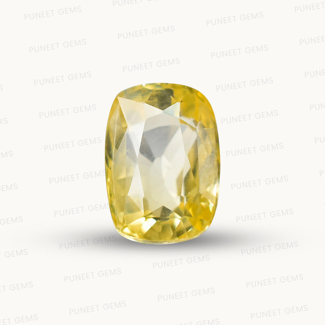 Natural Yellow Sapphire (Pukhraj) – Prosperity, Wisdom & Jupiter’s Blessing 2.10 CT