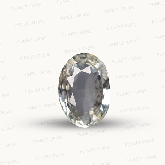 Natural White Sapphire Gemstone Online – Certified, Untreated & Ethically Sourced 2.17 CT