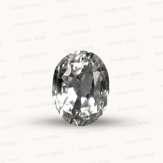Natural(H) White Sapphire Gemstone Online – Certified & Ethically Sourced 2.46 CT
