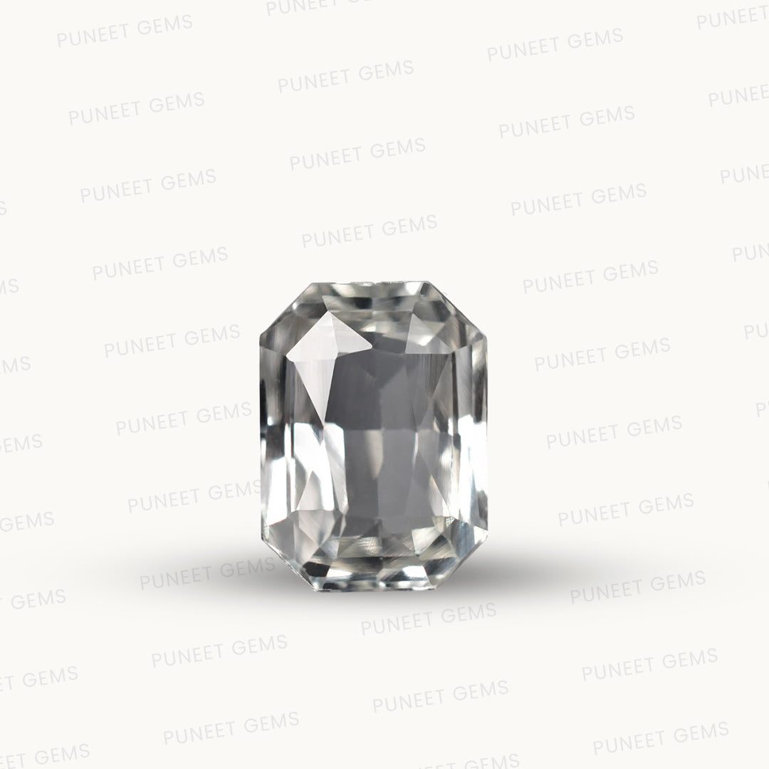 Natural White Sapphire Gemstone Online – Certified, Untreated & Ethically Sourced 2.53 CT