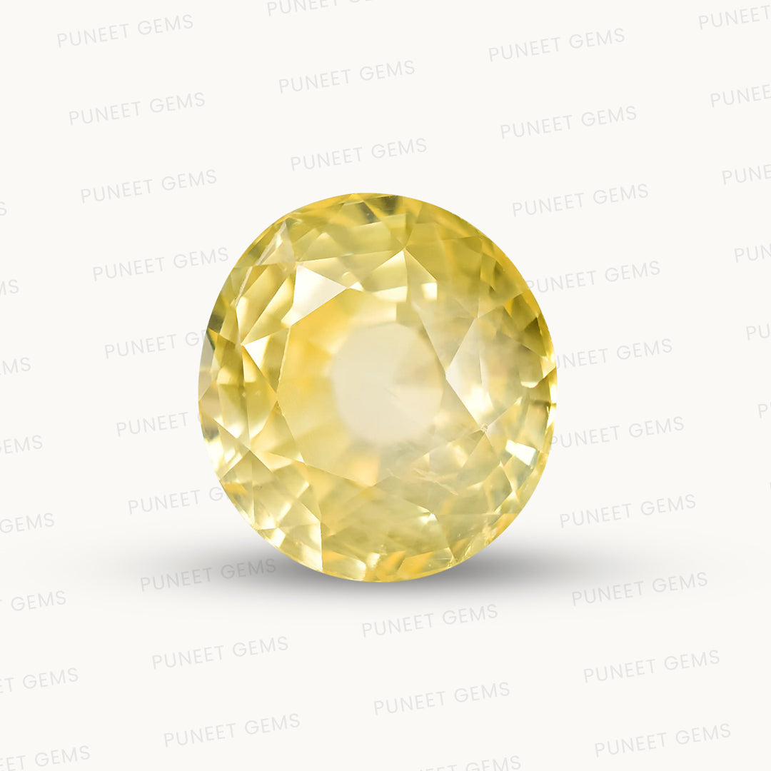 Natural Yellow Sapphire (Pukhraj) – Prosperity, Wisdom & Jupiter’s Blessing 20.54 CT