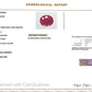 Natural Mozambique Ruby 4.21 Ct Certified