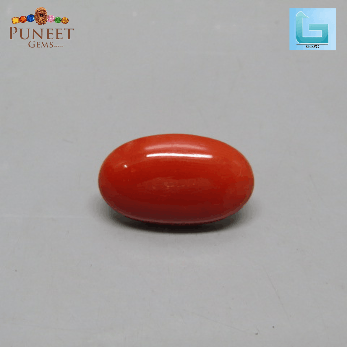 Red Natural Japanese Coral 7.25 CT – Certified Gemstone