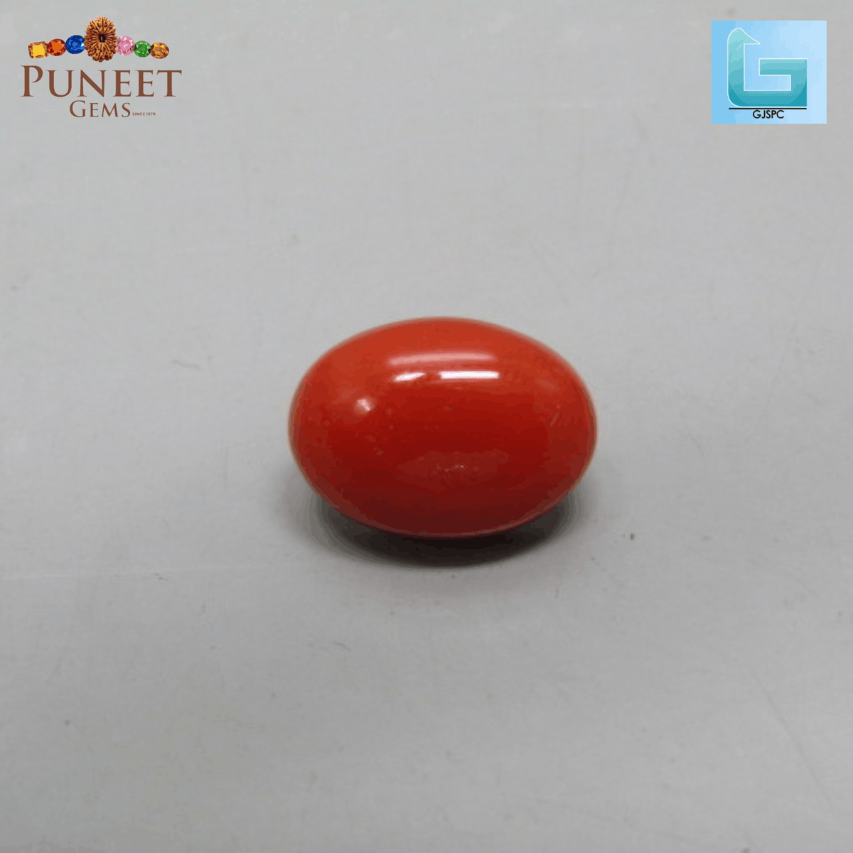 Red Natural Japanese Coral 5.60 CT – Certified Gemstone